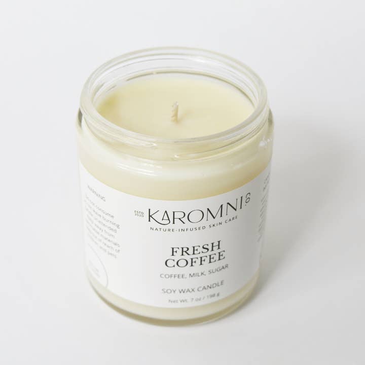 Scented Soy Candle, Jar Candle, Soy Wax, 8 oz Jar for wholesale by Karomni Co.