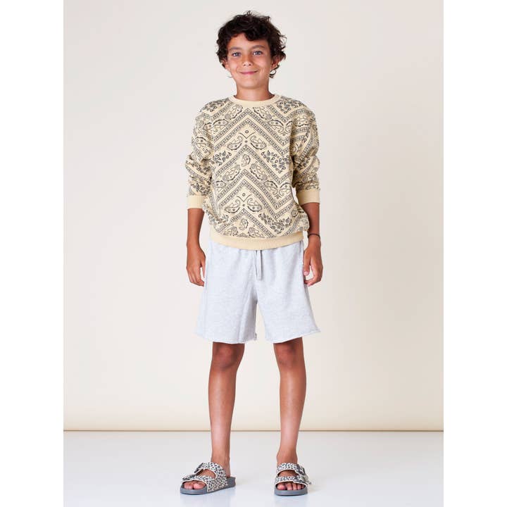 Friends on the Block Fleece Shorts S16423 for wholesale by Tocoto Vintage