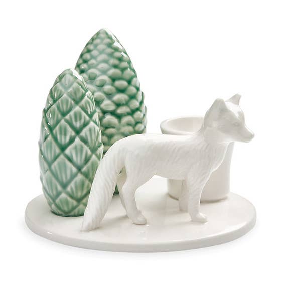 Winter Stories Fox candlestick for wholesale by Dottir Nordic Design