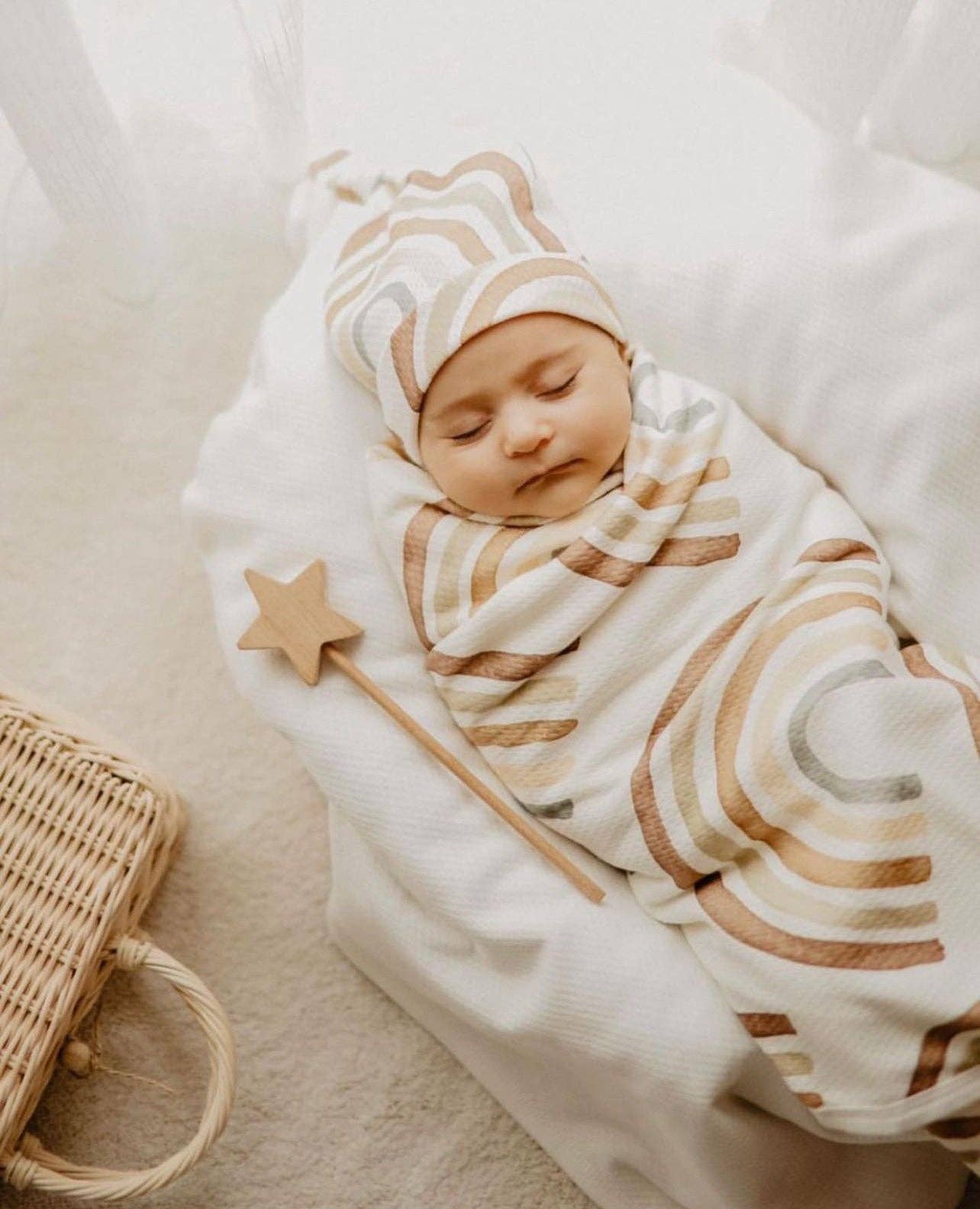 Babylissima - Wholesale Swaddle Set - Baby - Skin to Skin: Copertina & Capellino16