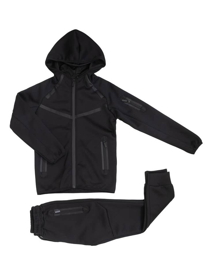 Kinder joggingpak vest en jogging C649-1 voor wholesale door Zayne Paris