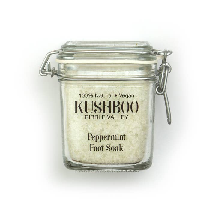 Pepermint Foot Soak - Veganistisch, 100% natuurlijk, plasticvrij voor wholesale door Kushboo Soaps & Skincare