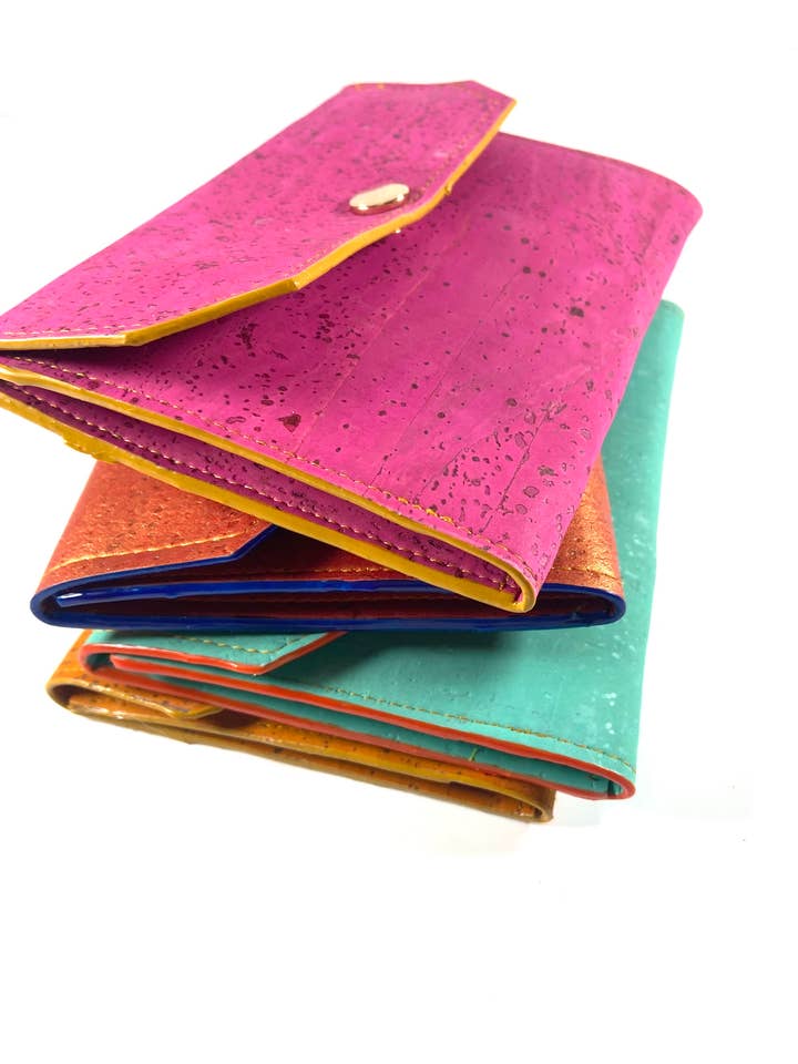 Pacchetto campione portafoglio da viaggio per la vendita all'ingrosso da parte di Meeks Me Smile Studio