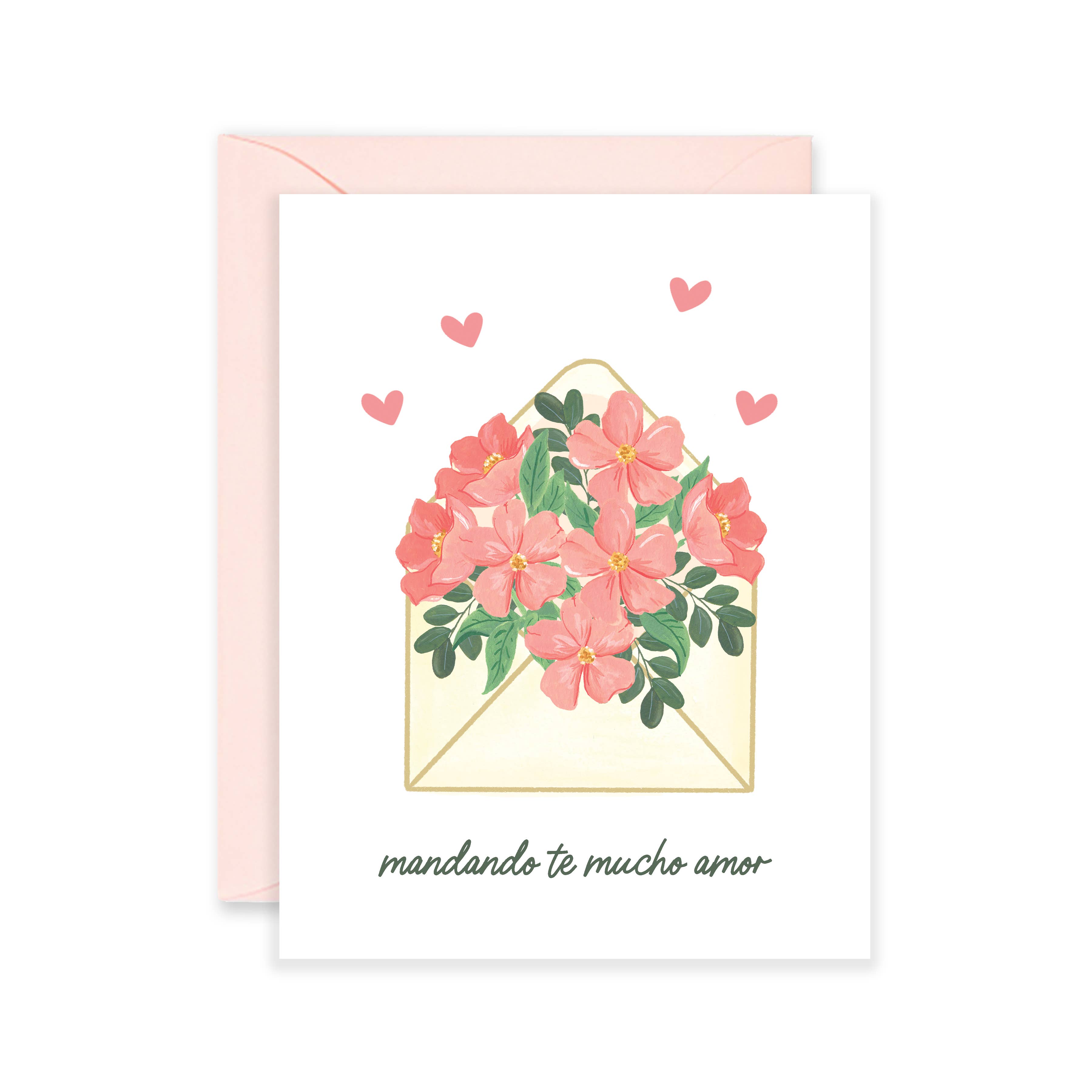 Isabella MG – Großhandel Valentinstag-Karten – Mucho Amor Envelope - Valentinstagskarte, spanische Karte