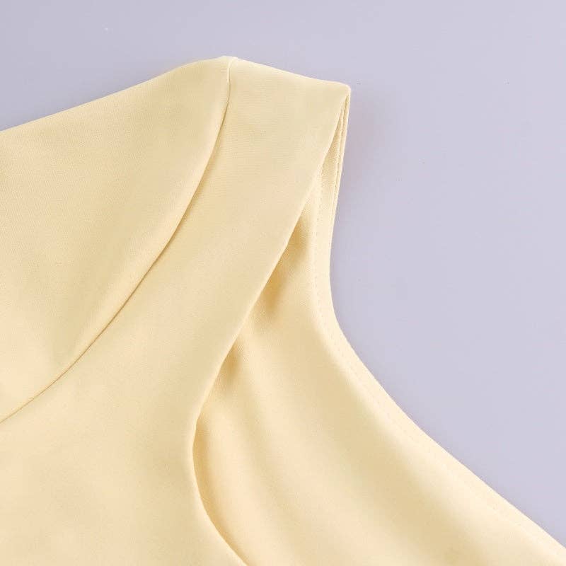 safistyle - Wholesale Knit Top - Women's - Square Neck Fitted Long Sleeve Top2