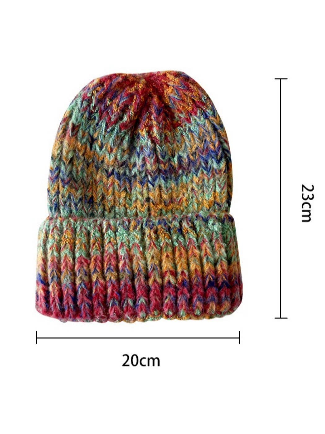 Funkyrel® Atzbranding Limited - Vendita all'ingrosso Berretto - Donna - Haila - Berretto Caldo a Maglia Vintage con Gradiente10