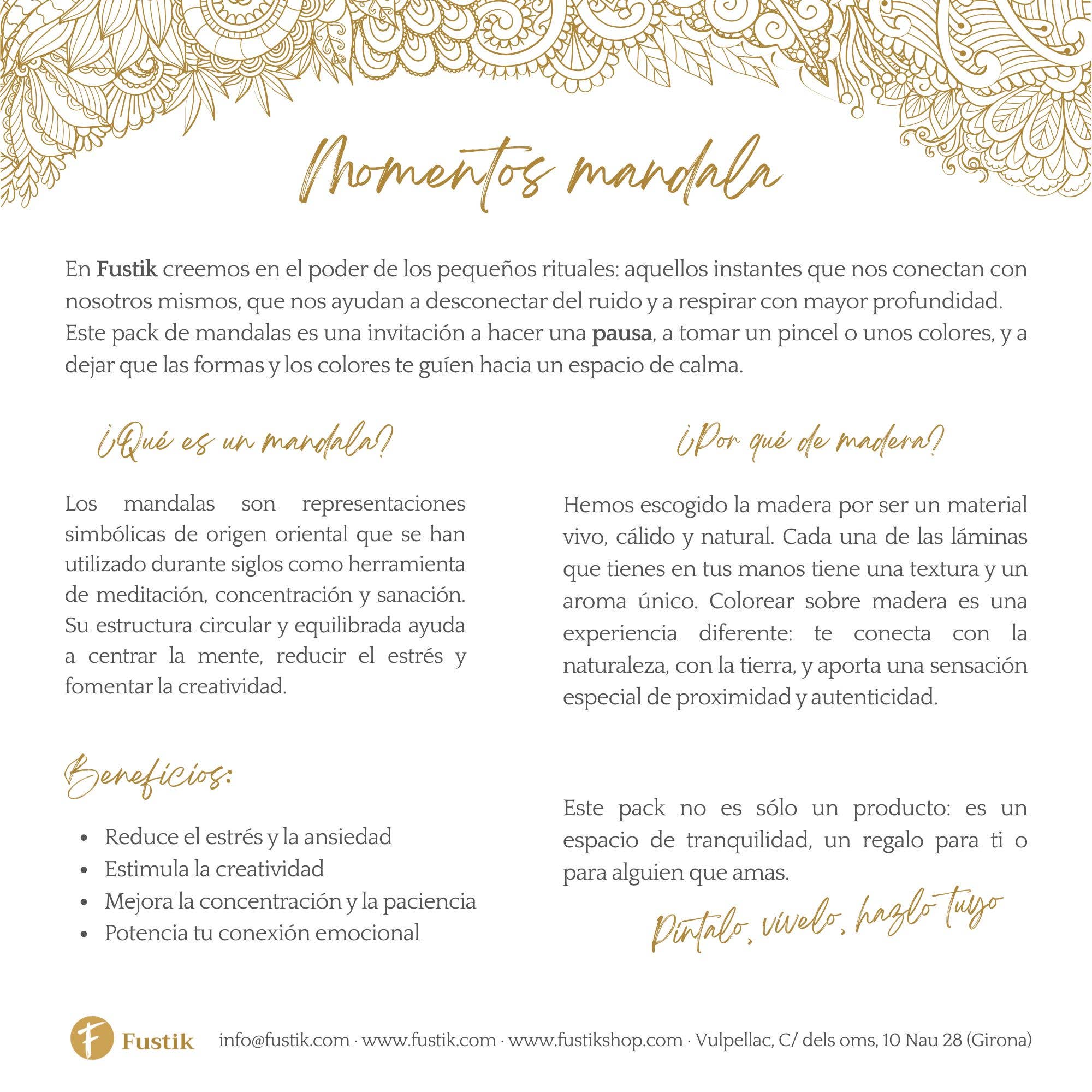 Fustik – Engroshandel Malebog - Voksen – Træmandalas: Blomstrende Sjæl6