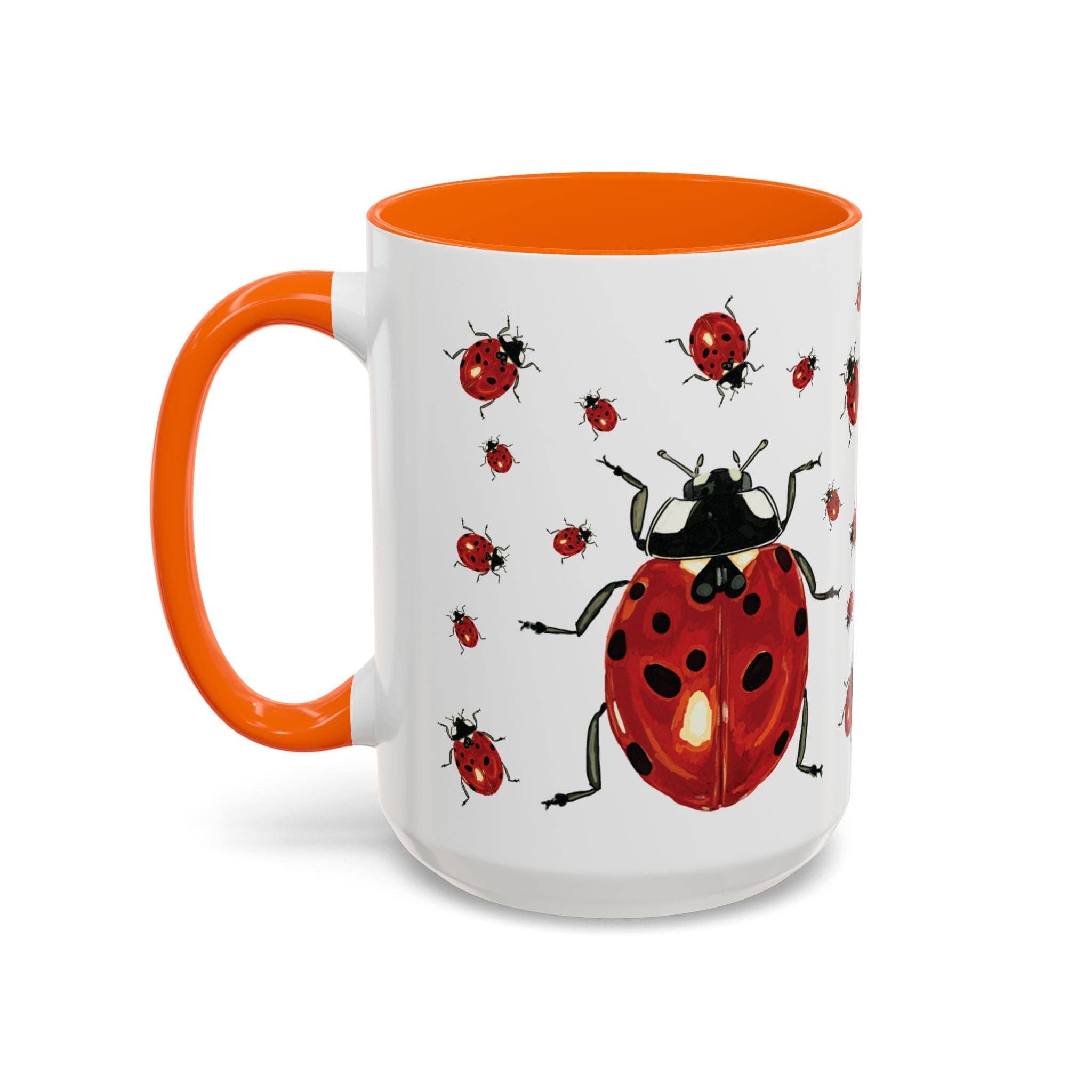 Blue Cava - Wholesale Coffee Mug - Ladybug Two Tone Ceramic Mug (11oz & 15oz)6