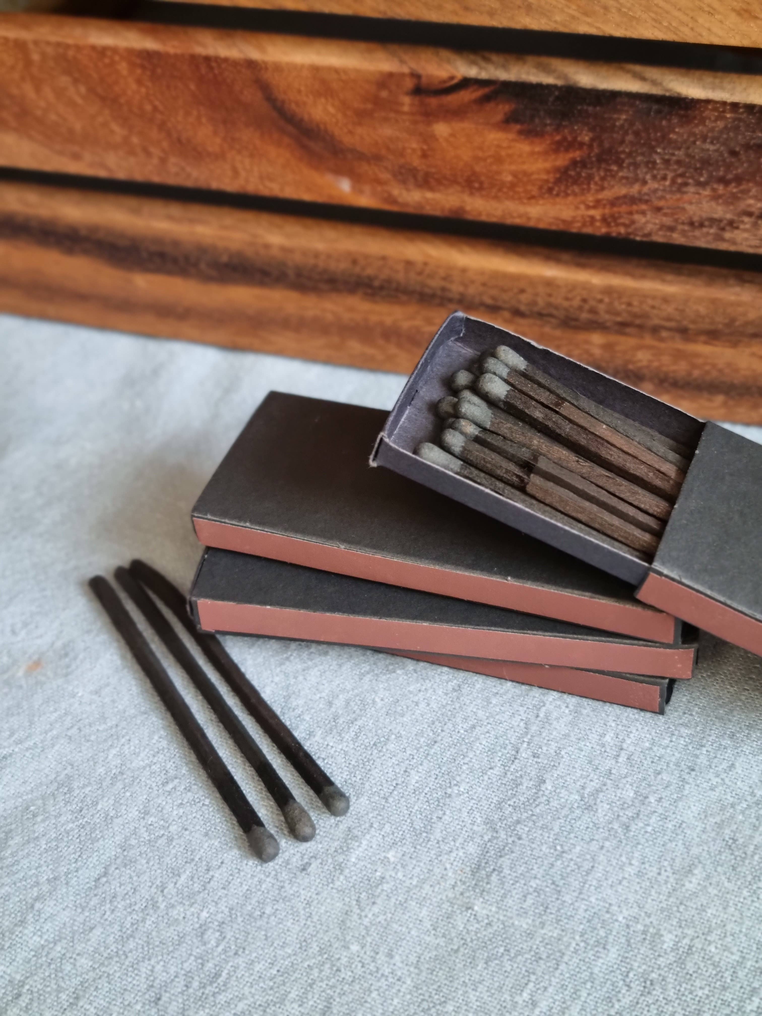 JaaM – wholesale Matches – Black Extra Long 8cm Matches With Box. Safety Matches1