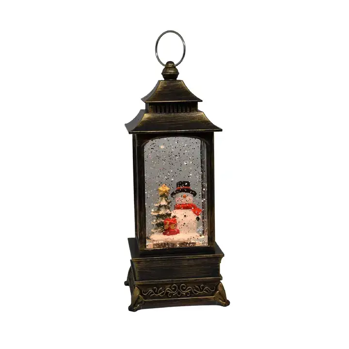 SINT - Wholesale Christmas Decoration - SINT Christmas Musical Snow Globe Lantern 2