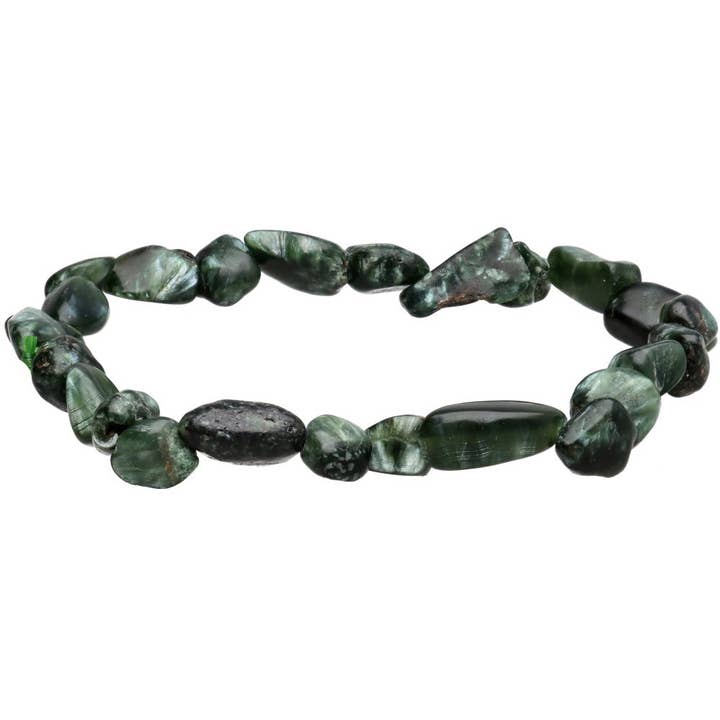 Seraphinite Tumbled Bracelet for wholesale by Vives de la Cortada S.L