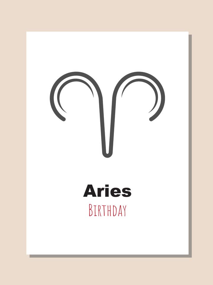 Sæt med 12 fødselsdagsstjernetegn lykønskningskort for engroshandel hos Emti