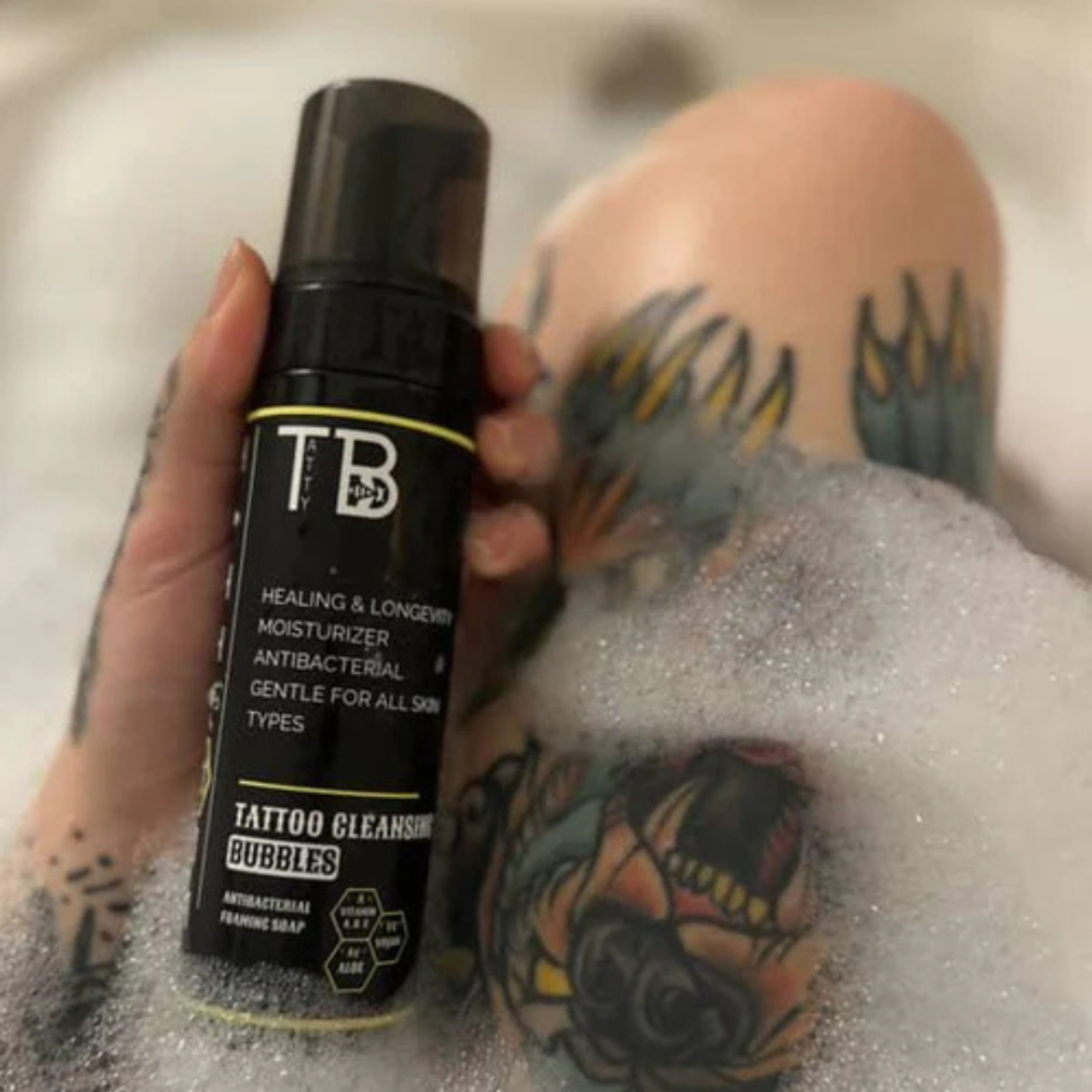 Tattybee - Wholesale Tattoo Ointment/Care - Tattoo & Piercing Cleansing Bubbles4