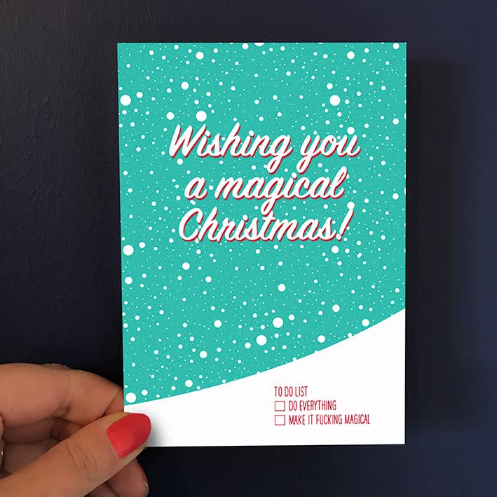 Magical Christmas Card for wholesale by THIS MAMA DOES
