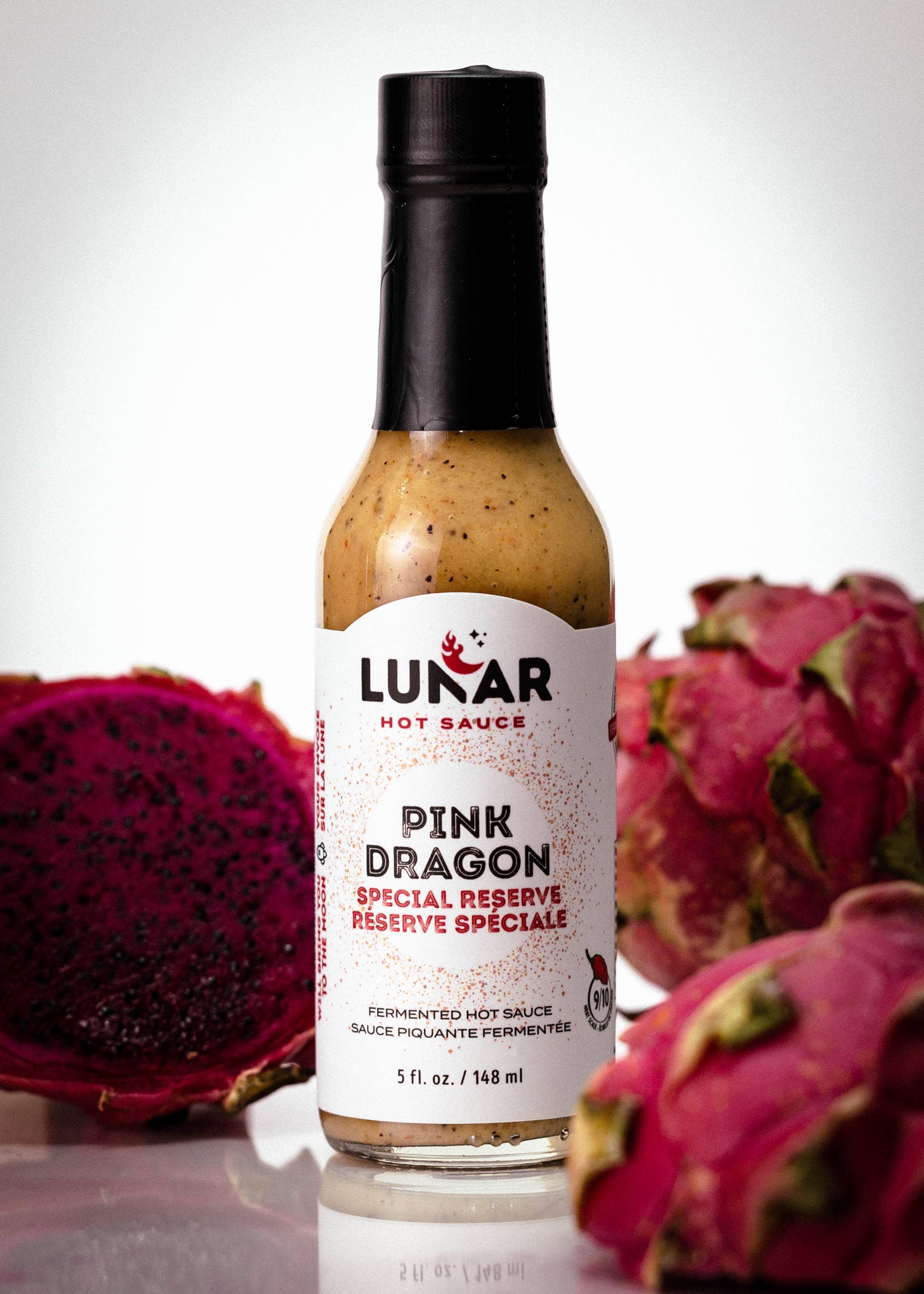 Lunar Hot Sauce – Engroshandel Hot sauce – LYSERØD DRAGE SPØGELSE PEBER SAUCE (SPECIEL RESERVE) 9/102