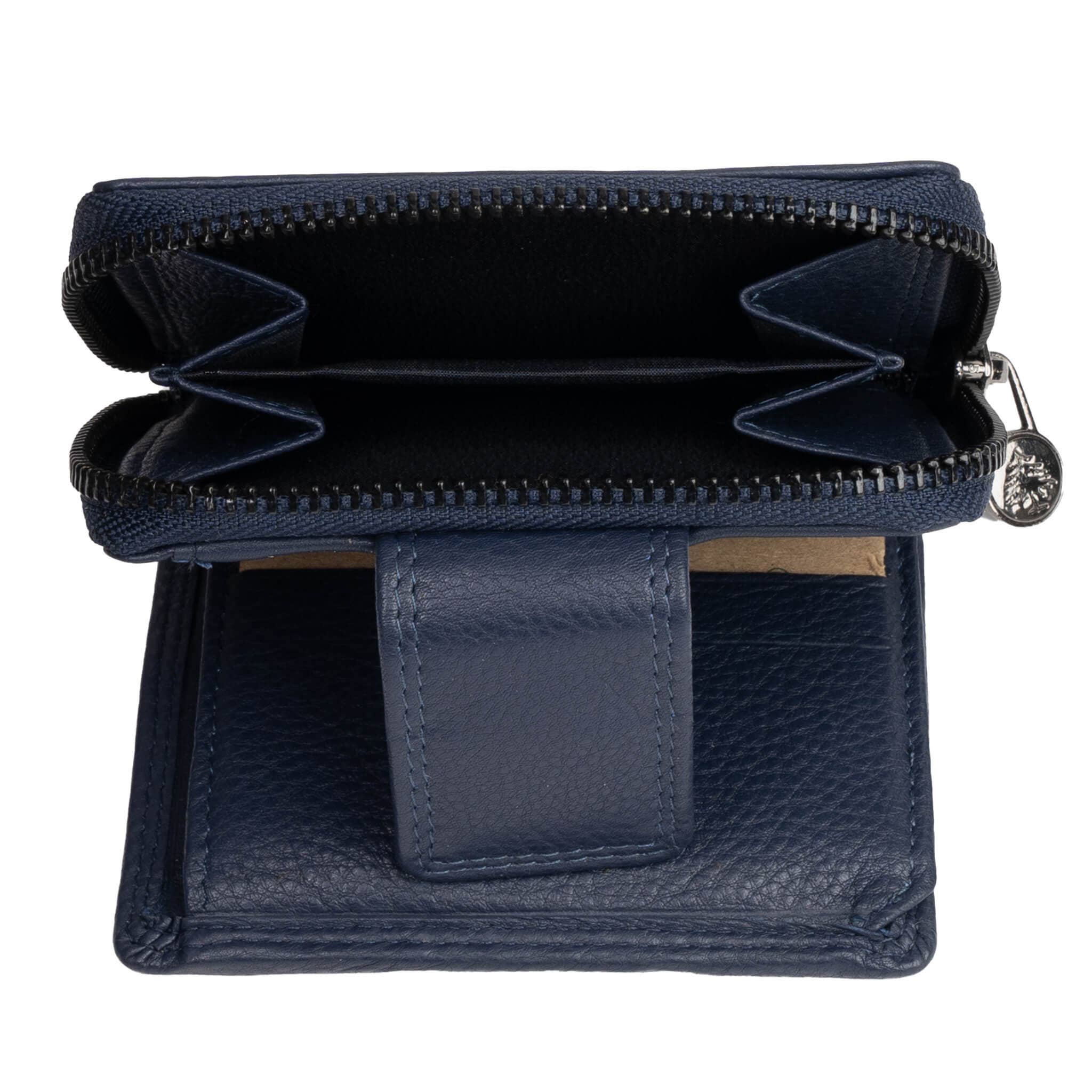 Greenwood - Wholesale Wallet - Unisex - Akiro women's small leather wallet with zip pocket17