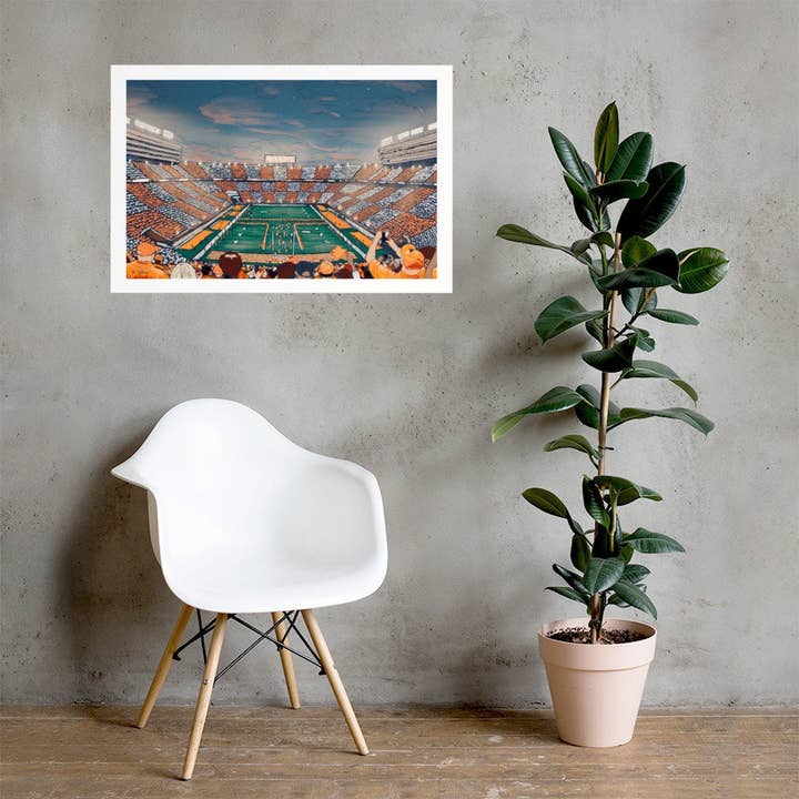 Illustrate Kate - Wholesale Art Print - Knoxville Art Print | Neyland Stadium | Knoxville, TN
