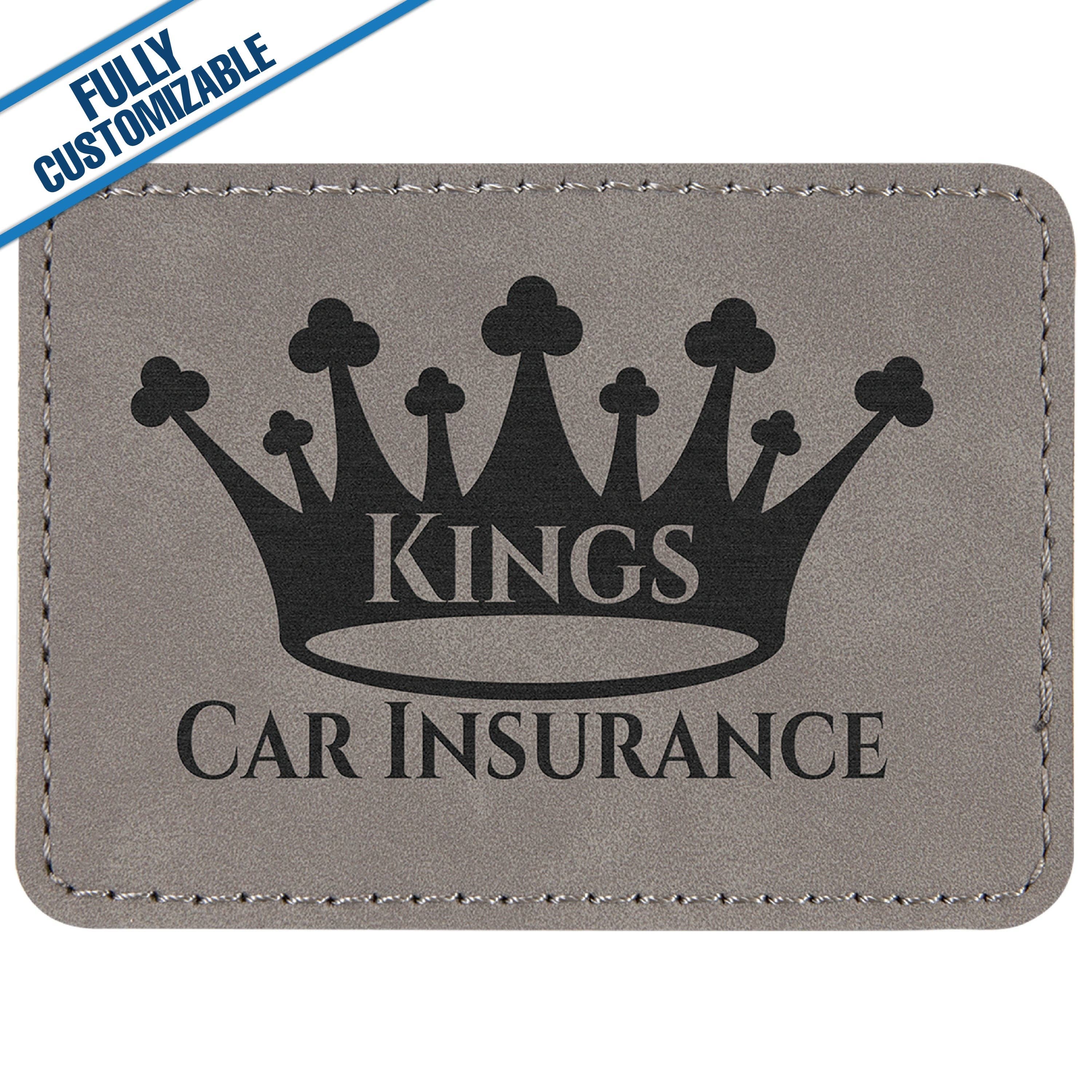 GiftWorksPlus - Wholesale Patch - Engraved Leatherette Rectangle Patch - Fully Customizable4