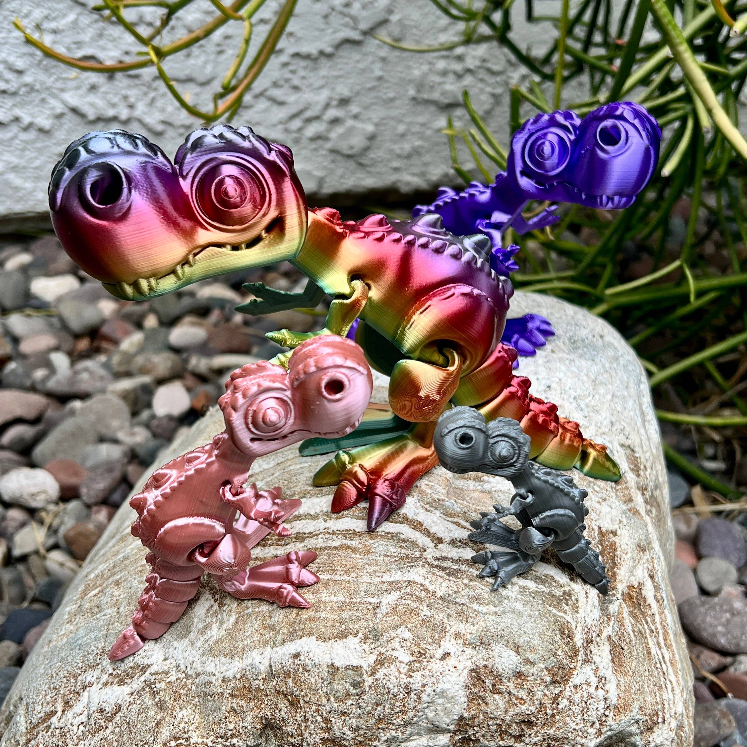 NumanPrints – Brinquedo Fidget - Crianças por atacado – Flexi T-Rex Articulado Brinquedo Oferta de Aniversário Flexi T-Rex6