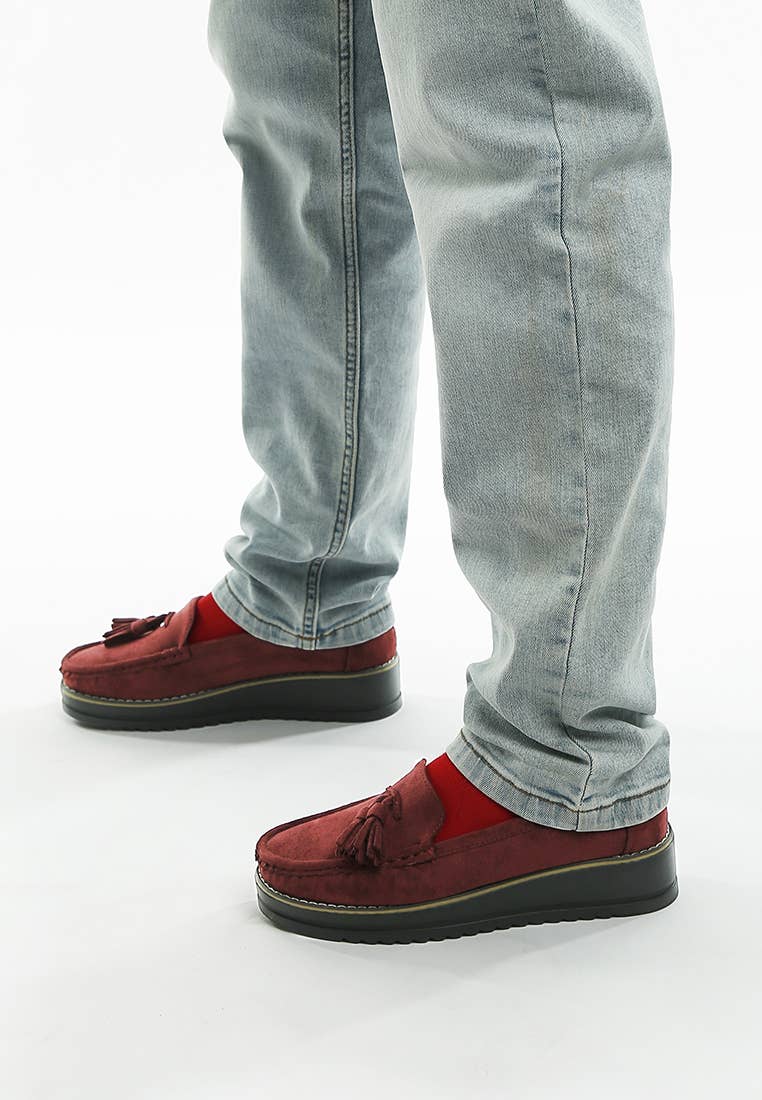 Rag Company - Wholesale Flats/Loafers - Women's - Daiki Platform Lug Sole Tassel Loafers9