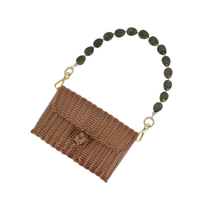 Pochette , Umber Swirl River Stone for wholesale by The Lilley Line