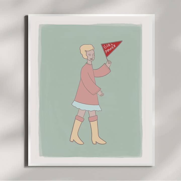 Aviate Press - Wholesale Art Print - Girl Power Art Print1