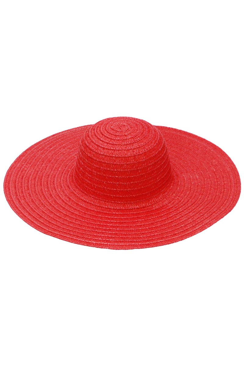 Cap Zone - Wholesale Straw Hat - Women's - Thin Light-Weight Floppy Straw Beach Sun Hat34