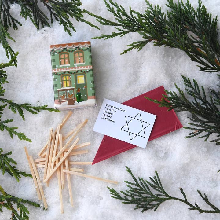 Marvling Bros Ltd - Wholesale Matches - Festive Village Set Of Six Alternative Crackers8