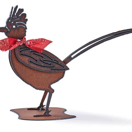 Universal Ironworks USA - Wholesale Sculpture - Roadrunner Small Southwest Yard Art Garden Sculpture2
