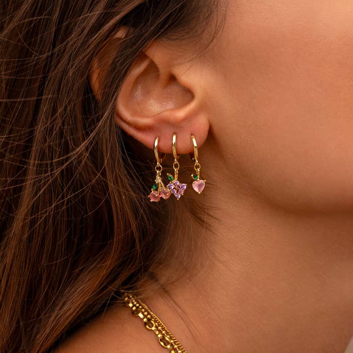 Gold Peach perfection earring for wholesale on Faire1