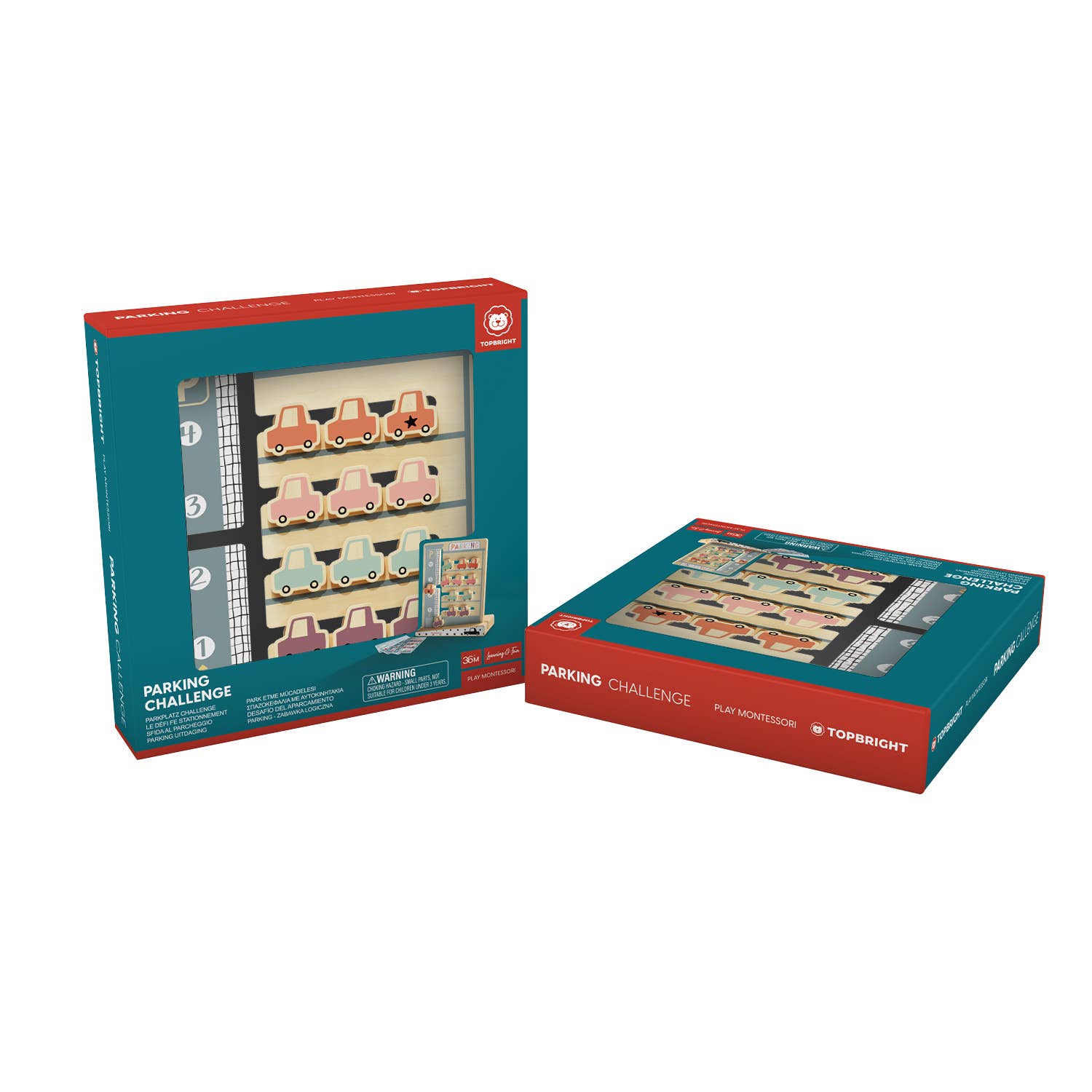 TOPBRIGHT GmbH - Wholesale Toy Set - Kids - Parking Challenge - Montessori1