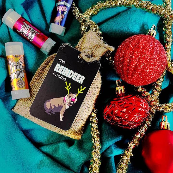 Serious Lip Balm - Wholesale Lip Balm Set - THE REINDEER BUNDLE! Holiday Lip Balm Bundle Gift Set