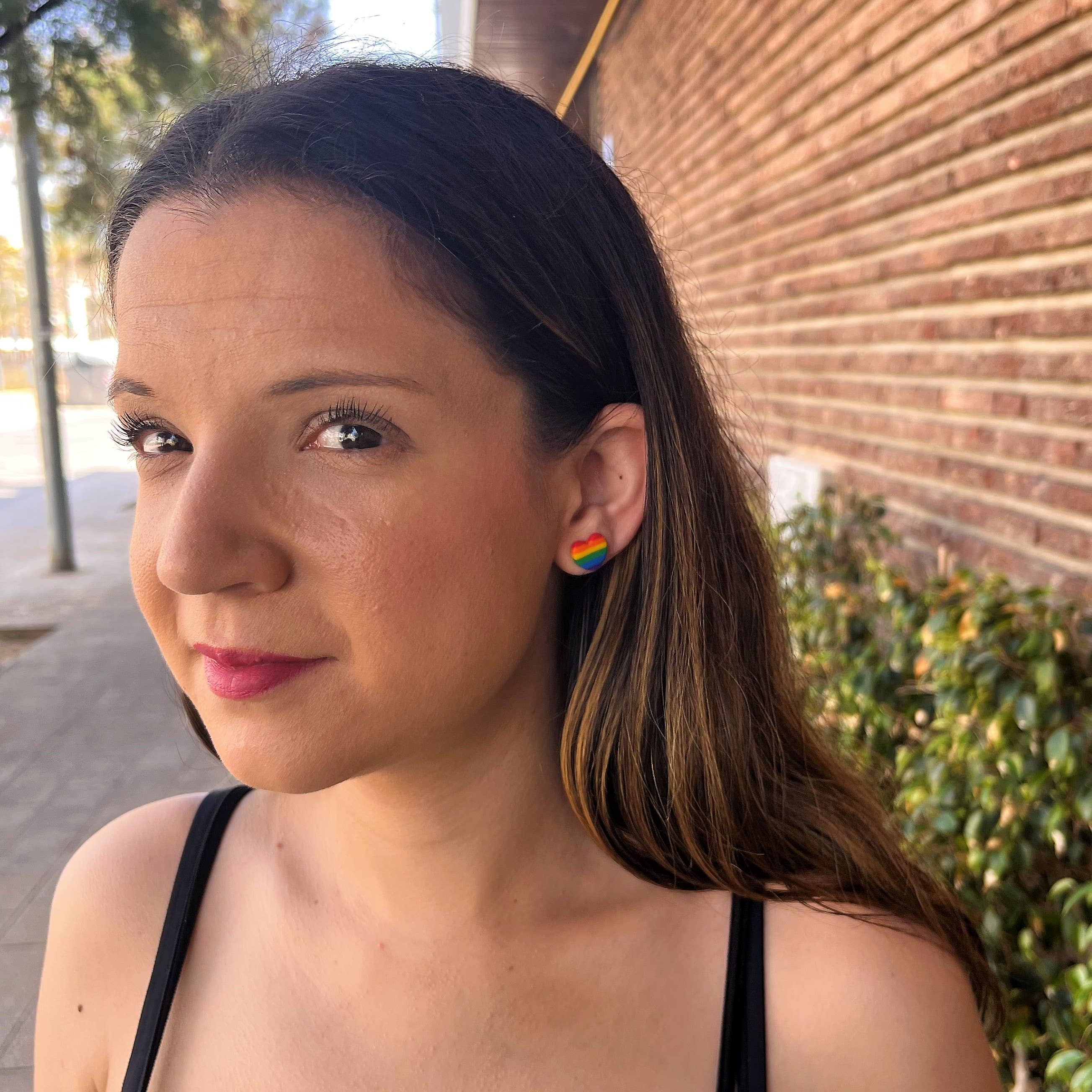 PASTACUITA - Wholesale Knopjes/oorstekers - LGBTI-Rainbow oorbellen5