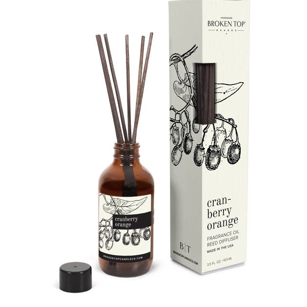 Cranberry Orange Reed Diffuser for wholesale by Broken Top Brands