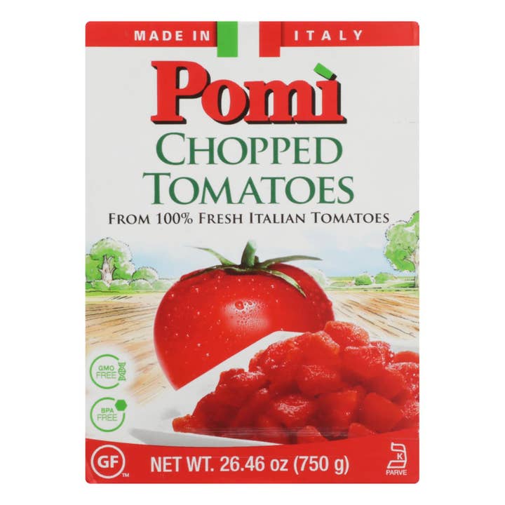 Pomi Tomatoes - Tomatoes Chopped - Case Of 12 - 26.46 Oz for wholesale by Ware Spark