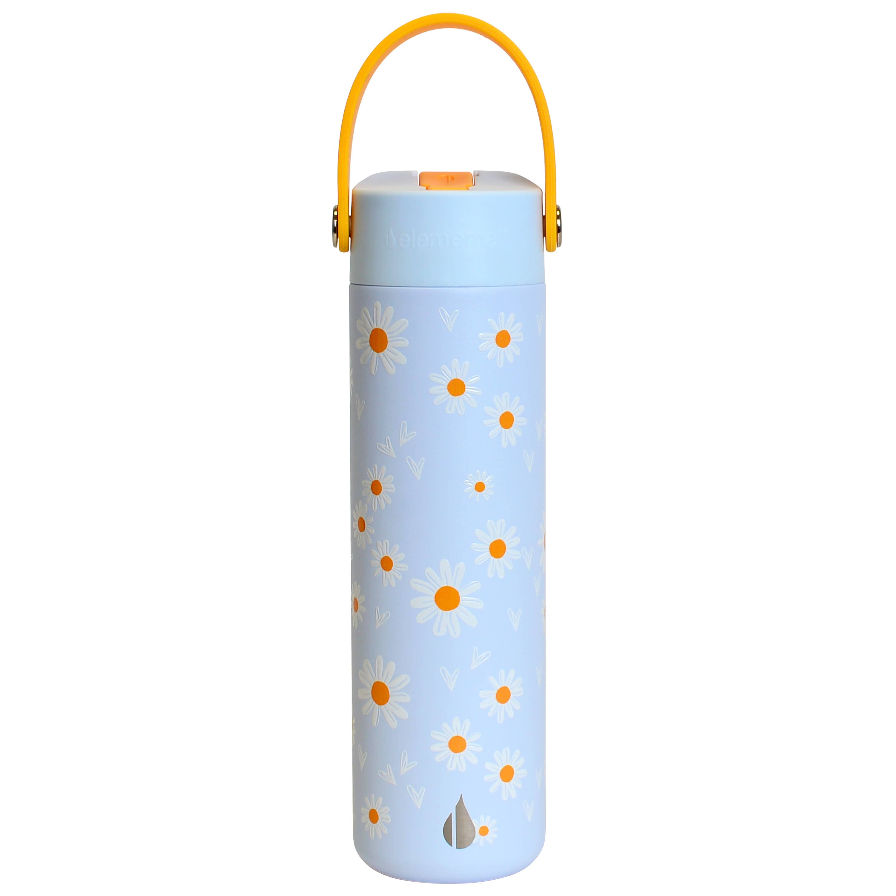 Elemental – wholesale Water bottle – Core Insulated Leakproof Bottle w/Handle 24oz - Daisy Daydream5
