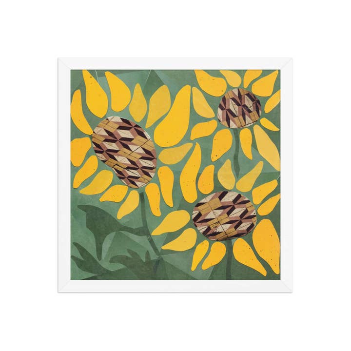 more the merrlier - Wholesale Art Print - Sunflower Collage Art Print11