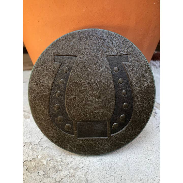 Leather Coaster - Hoefijzer voor wholesale door Jimmyrockit