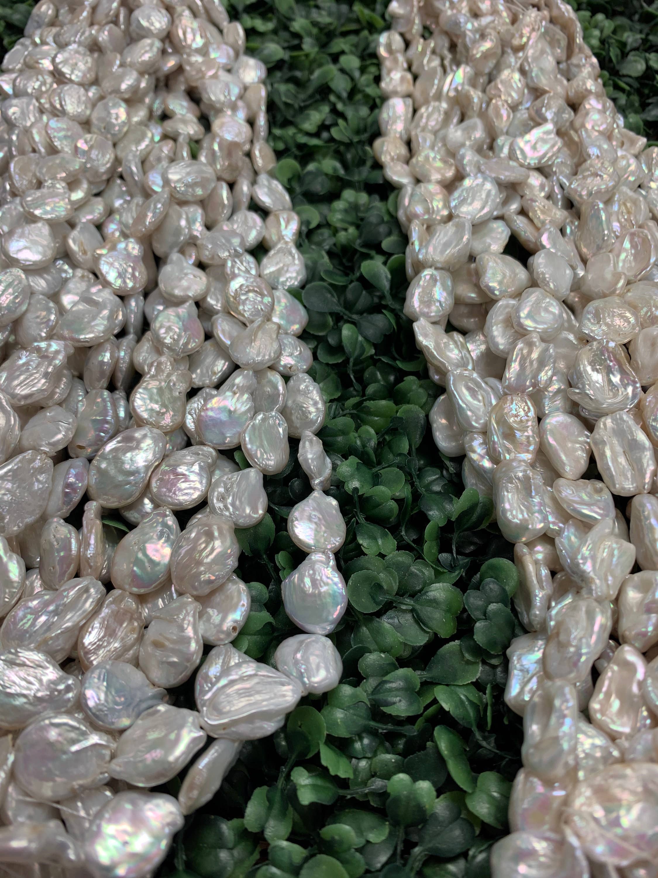 The Bead Bazaar - Wholesale Beads - Large Baroque Freshwater Pearls, Wholesale Pearl Beads, Irregular Shaped Pearl Accent Beads, Freshwater Pearl, Bulk Beads For Jewelry Making4