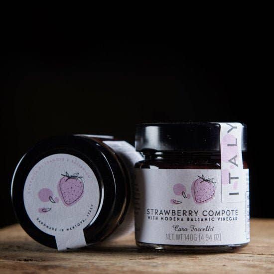 Nicola's Marketplace - Wholesale Jam/Jelly - Strawberry Balsamic Compote Casa Forcello®