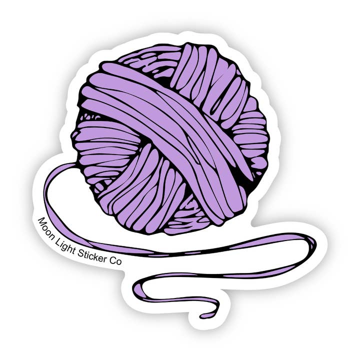 Yarn Sticker for wholesale by Moon Light Sticker Co