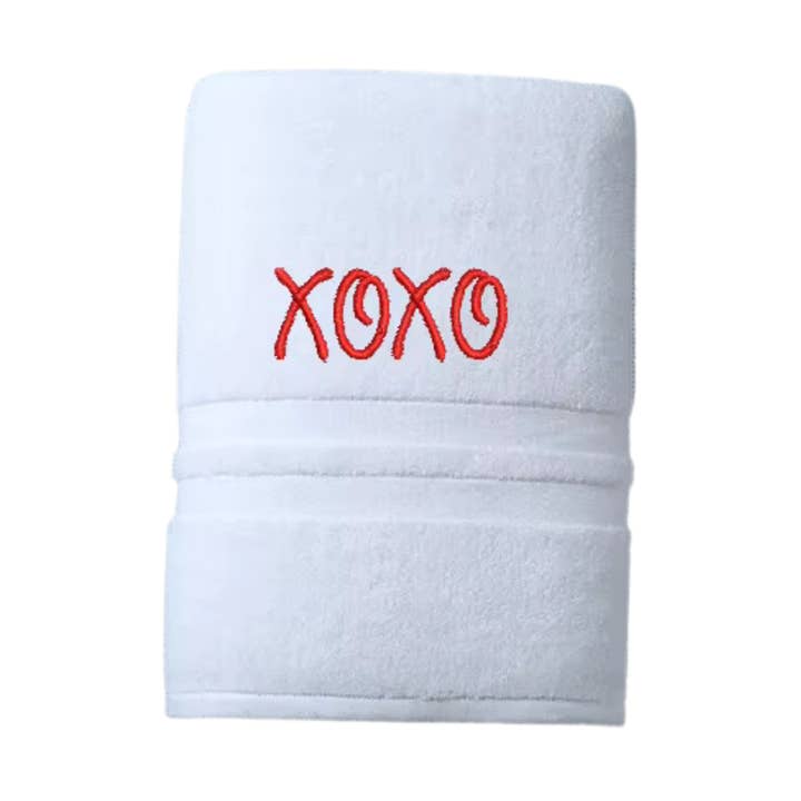 Cotton Hand Towel kisses for wholesale by Pretty Homestyle