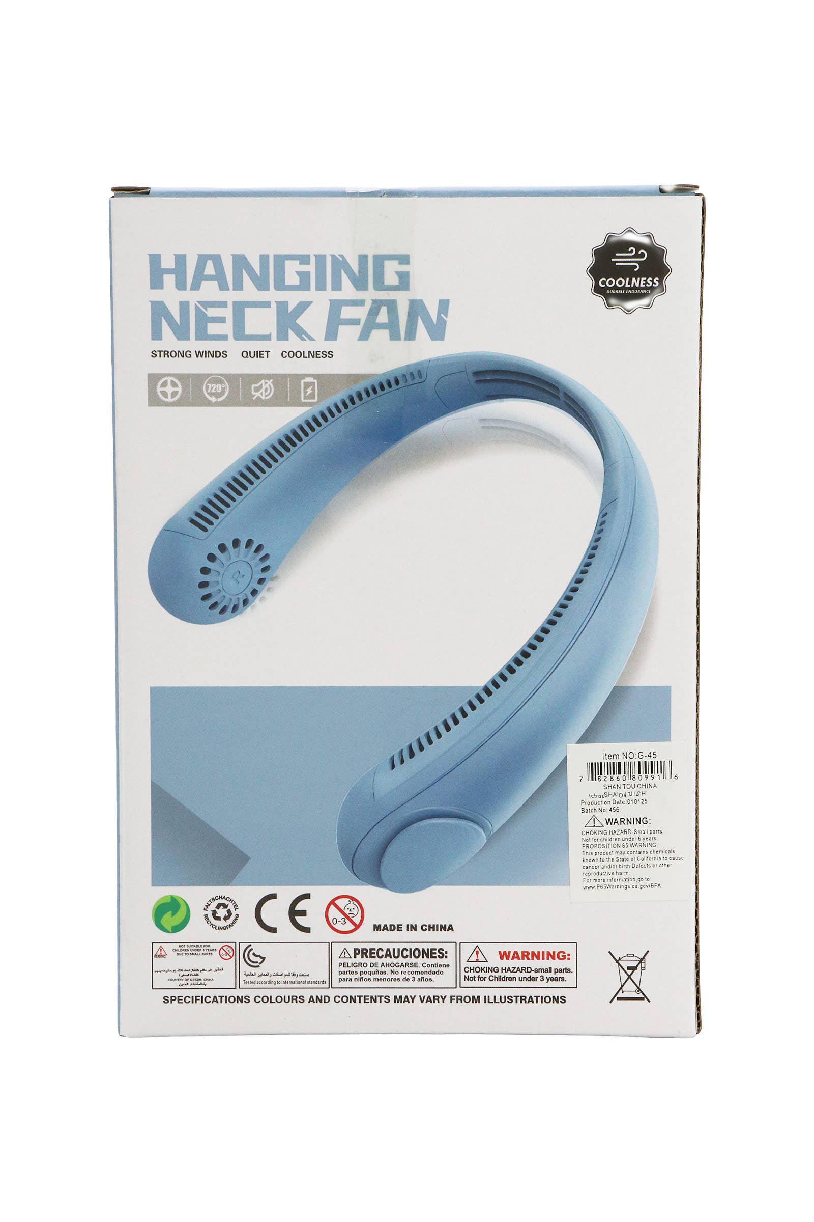 Assorted Bladeless Neckband Electrical Fan for wholesale on Faire9