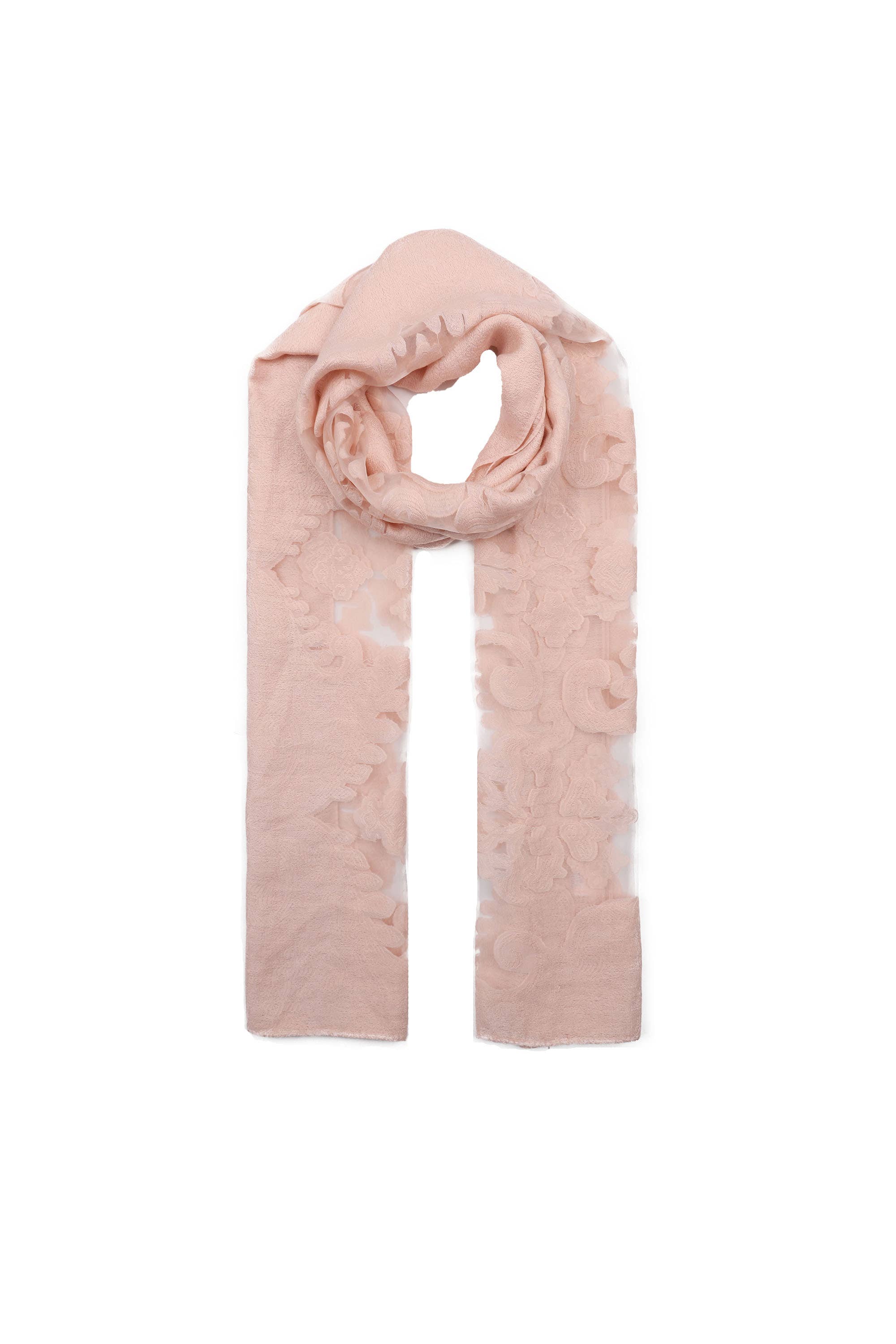 PHANIE MODE - Wholesale Head Scarf - Women's - Lace Scarf for Ceremony 10669