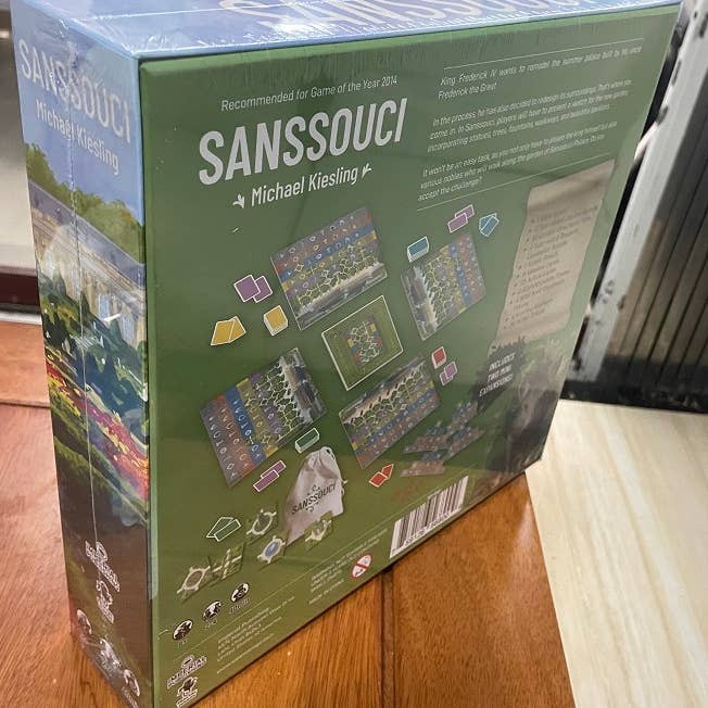 Mayday Games - Wholesale Board Game - Sanssouci 2-4 Player Board Game by Michael Kiesling