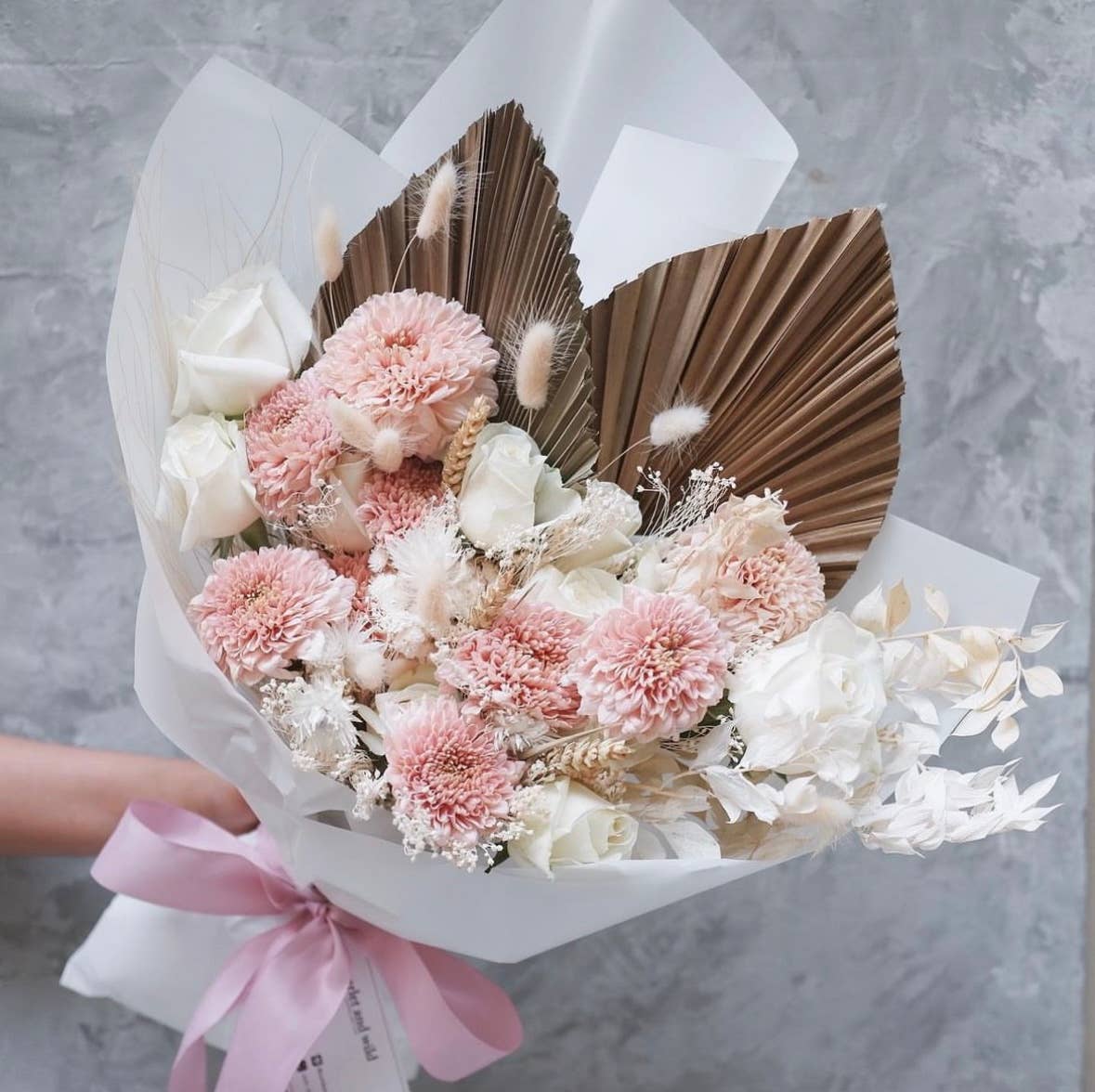 The Blooming Palm – wholesale Decal – Party decorations – Palm Leaves, Large Dried Trimmed Organic Tropical Dried Fan14