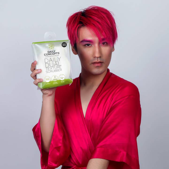 Daily Concepts - Wholesale Bath Pouf/Sponge - Daily Dual Texture Scrubber9