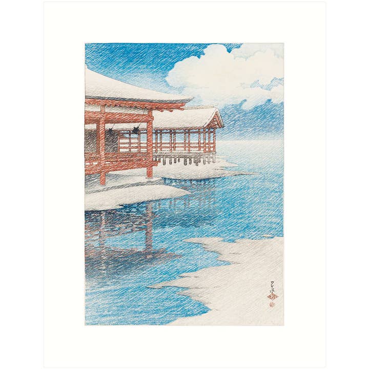 Snow on a Clear Day | Holiday Greeting Card for wholesale by Lucca Paperworks