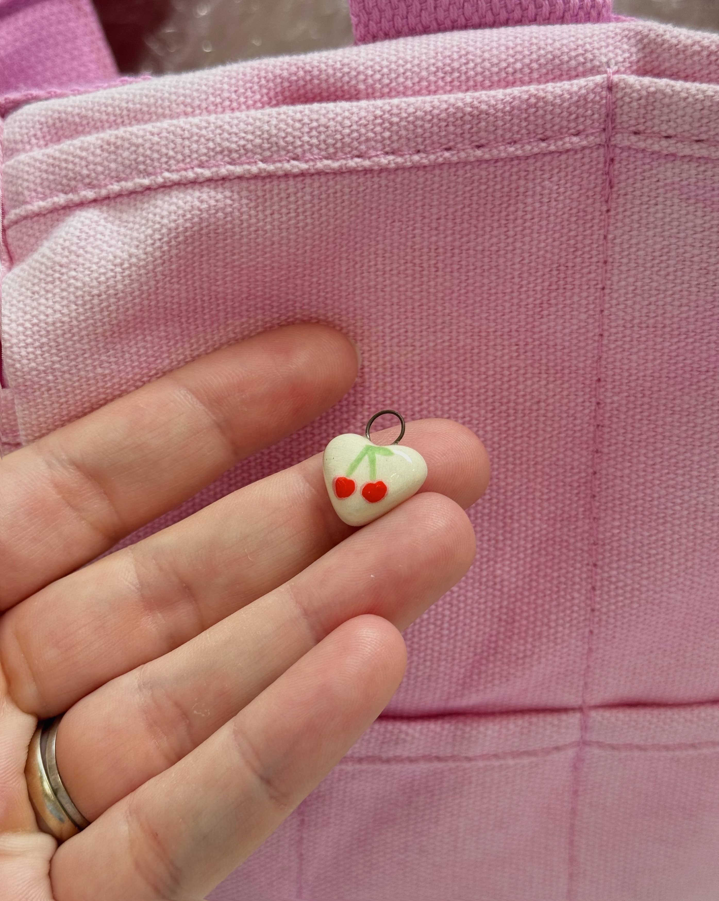 Terra Clay Co. - Wholesale Individual Charm/Pendant - Tiny Fruit Porcelain Charm5