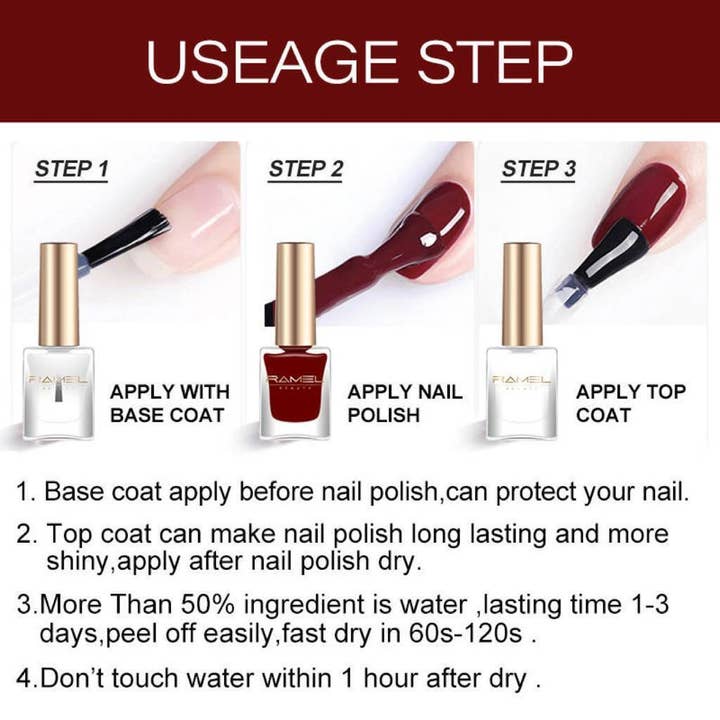 Ramel Beauty – Engroshandel Neglelak – Vegansk åndbar neglelak topcoat